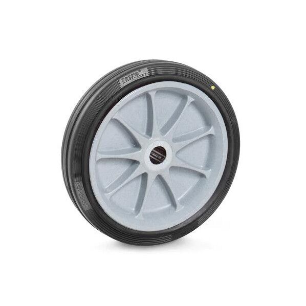 260x 56mm ESDソリッドラバータイヤ(プラスチックホイール)