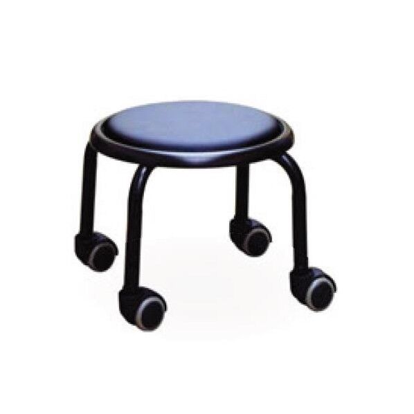 320x320x255mm ワークチェアー(ブラック/ブラック