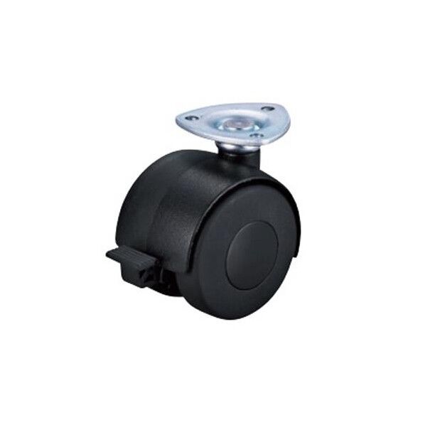 キャスター(ツインホイール・ブレーキ付)