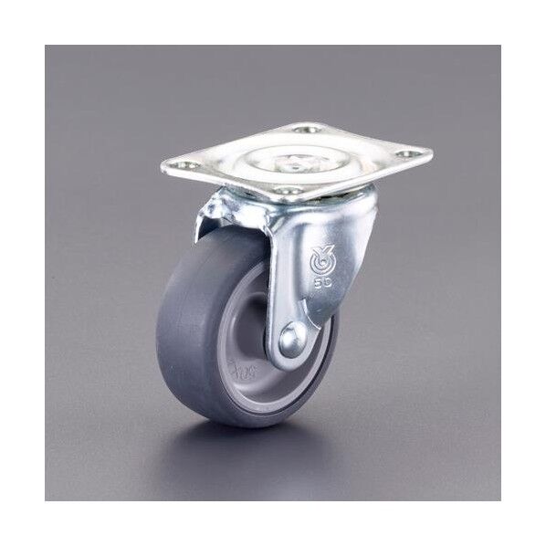 50mm キャスター(自在金具付･エラストマー車輪)