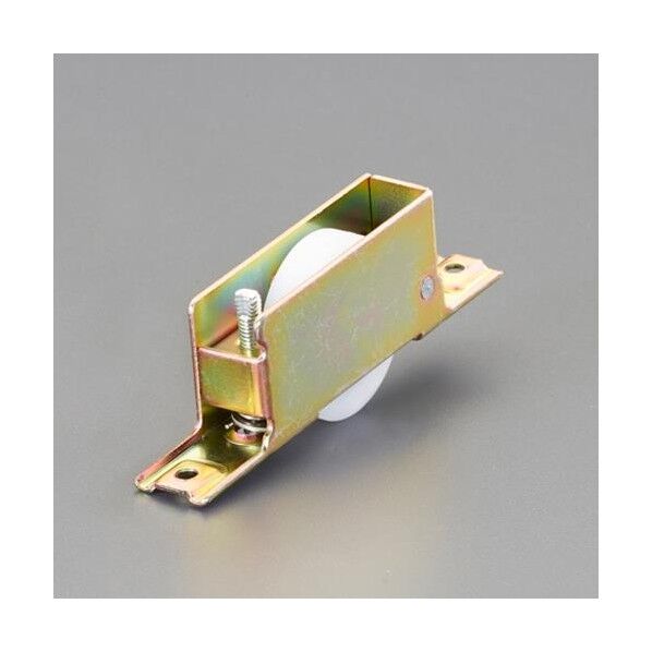 30mm 戸車(平型･ポリアセタール樹脂車･鋼板枠)