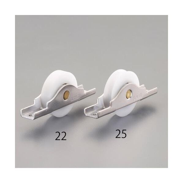 45mm 戸車(平型・ポリアセタール樹脂車・ステンレス枠)