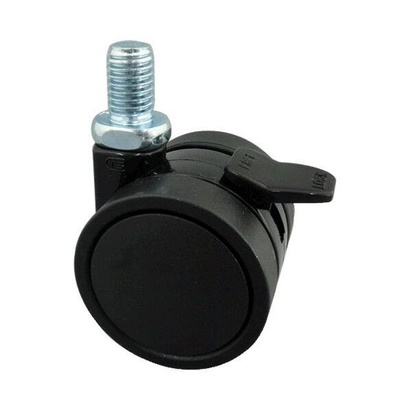 40mm キャスター(ツインホイール/ブレーキ付/U3/8x16山)