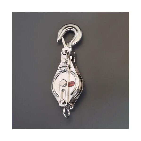 100mm/  1ton フック型滑車(ステンレス)