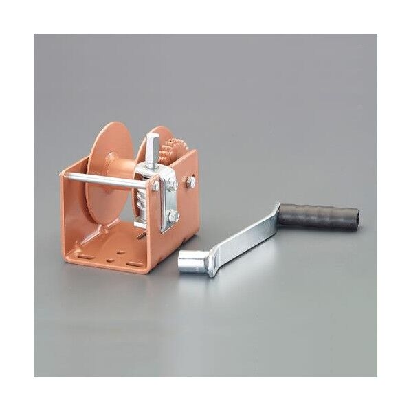 907kg ハンドウィンチ(ウォームギア/脱着式ハンドル)