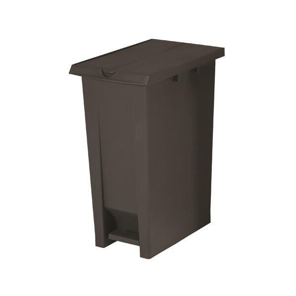 70L ダストボックス(ペダル開閉式/ブラウン)