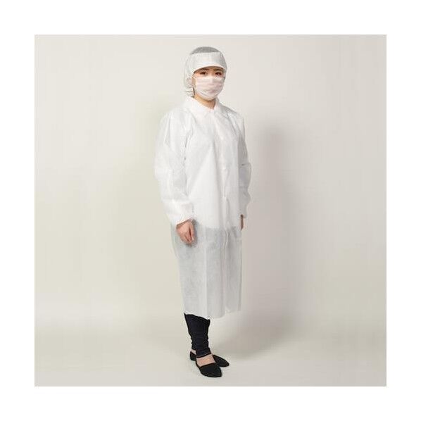 [L] 不織布白衣(使イ捨テ)