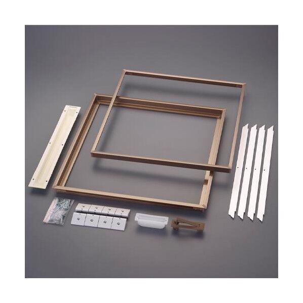 303x303x11.5mm 床下点検口(アルミ製/ブラウン)