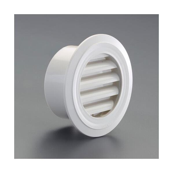 100mm 丸型ガラリ(クーラーキャップ兼用/樹脂製)