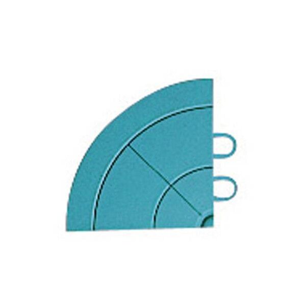 75x 75x17.5mm 角フチ(グリーン)