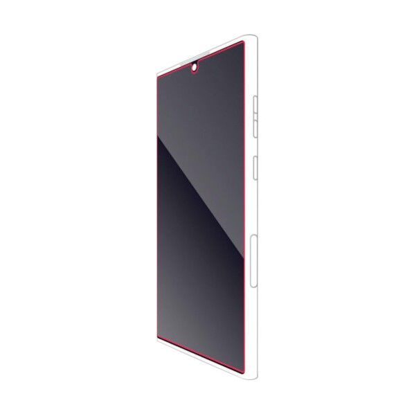 Galaxy S22 Ultra用フルカバーフィルム 衝撃吸収 指紋防止 高透明