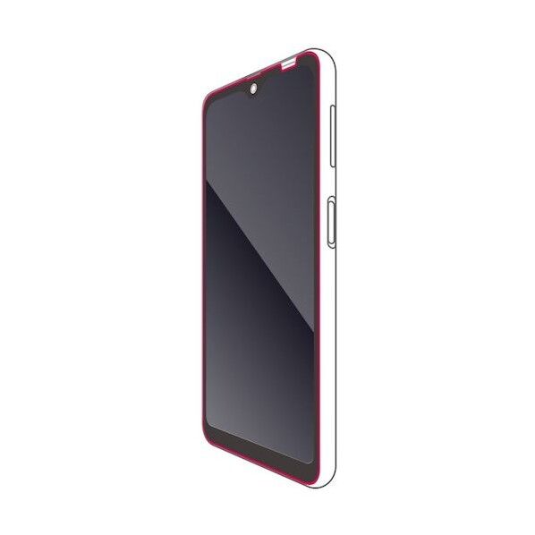 Galaxy A23 5G用フルカバーガラスフィルム フレーム付 カバー率99% 高透明 ブラック