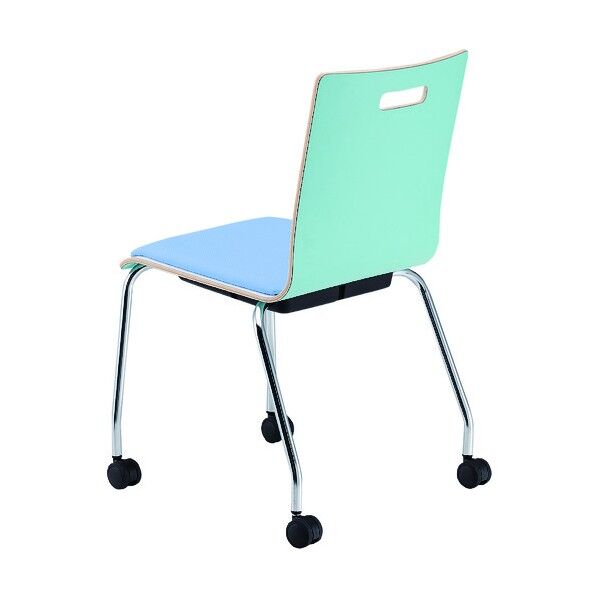 リフレッシュチェア PM-K60MPL-MG ライトブルー(レザー) PM-K60MPL-MG-LBL 1点