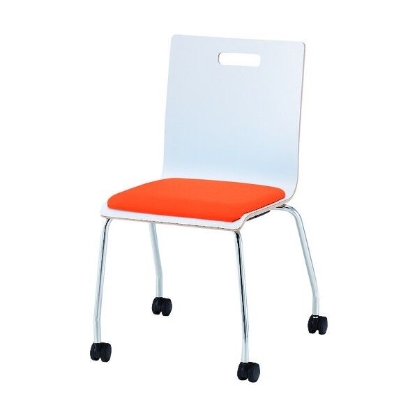 リフレッシュチェア PM-K60MPL-WH マンダリンオレンジ(レザー) PM-K60MPL-WH-MOR 1点