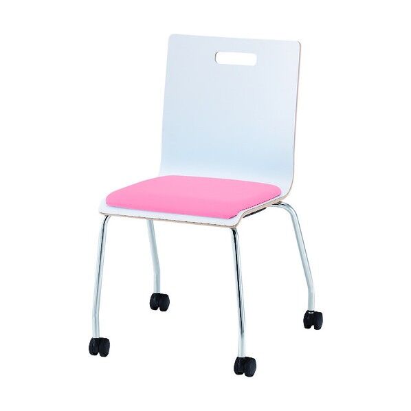 リフレッシュチェア PM-K60MPL-WH パステルピンク(レザー) PM-K60MPL-WH-PP 1点