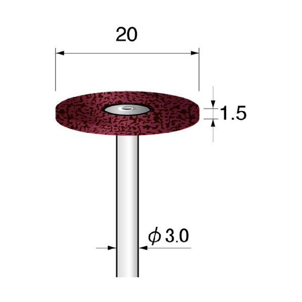 研磨砥粒入りバフ
