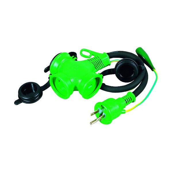 トリプルポッキンタップ(3個口・アース付)