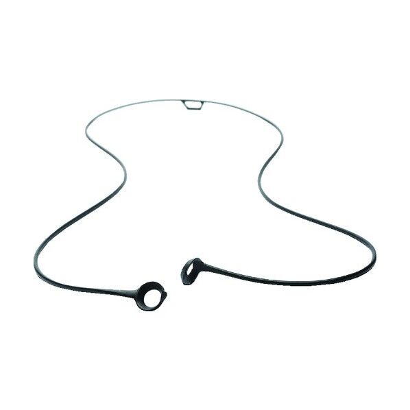 耳栓用 首掛けコード ブラック 650mm PR-2056 1点