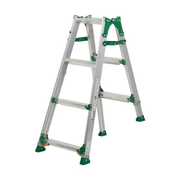 高段差用伸縮脚付きはしご兼用脚立