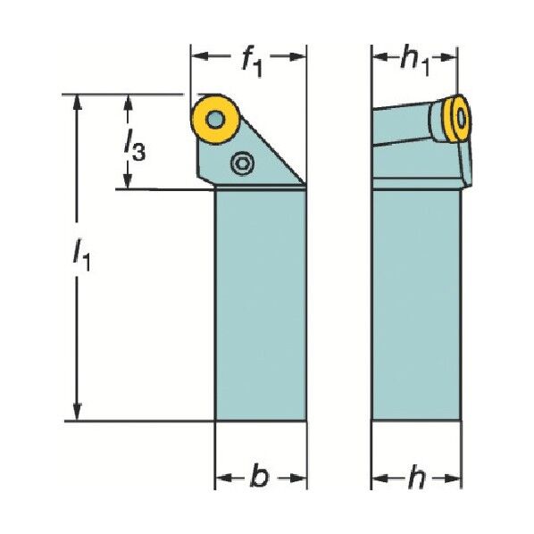 Ｔ－ＭａｘＰネガチップ用シャンクバイト PRGNL 2525M 12 1