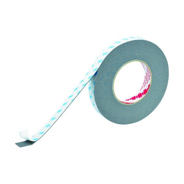 超強力 粗面素材用両面テープ グレー 幅19mm×長さ10m×厚み1.2mm PRO-19 1点