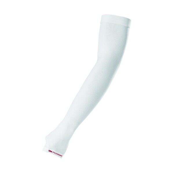 日焼ケ防止クールアームスリーブPS2000H ホワイト 12分丈 PS2H WHT 2個