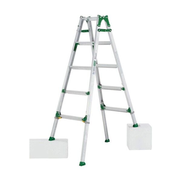 伸縮脚付きはしご兼用脚立 1380 x 540 x 170 mm PRT150F 1個