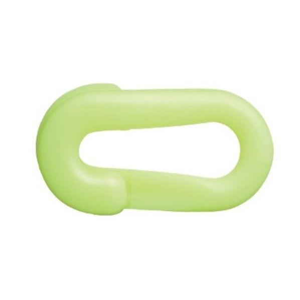 プラチェーン金具/プラスチック蛍光クイックジョイント 8mm(蛍光黄) PRJ80K チェーン 50個