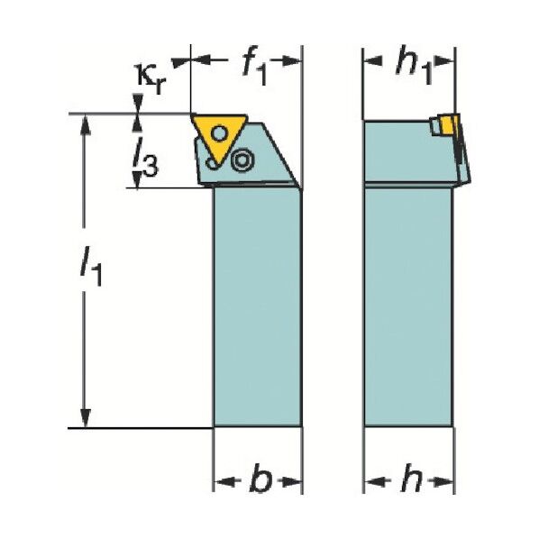 T-Max P ネガチップ用シャンクバイト PTFNL 1