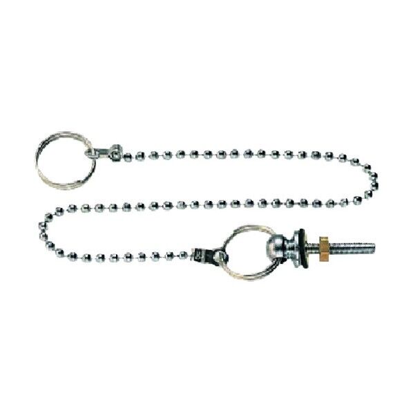 洗面用ゴム栓クサリ