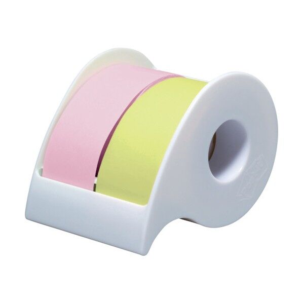 ポスト・イット 全面粘着ロール 25mmX10m ピンク/グリーン PTR-25PG 1点