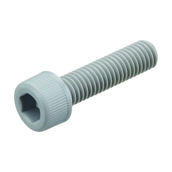 ポリ塩化ビニル 六角穴付ボルト M5-25 PVC/CB M5-25 100個