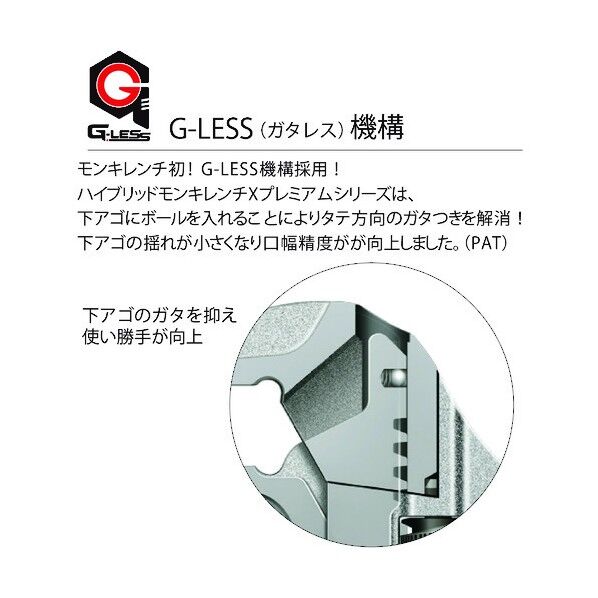 ロブテックス PUM30XB ハイブリットモンキーレンチX プレミアム