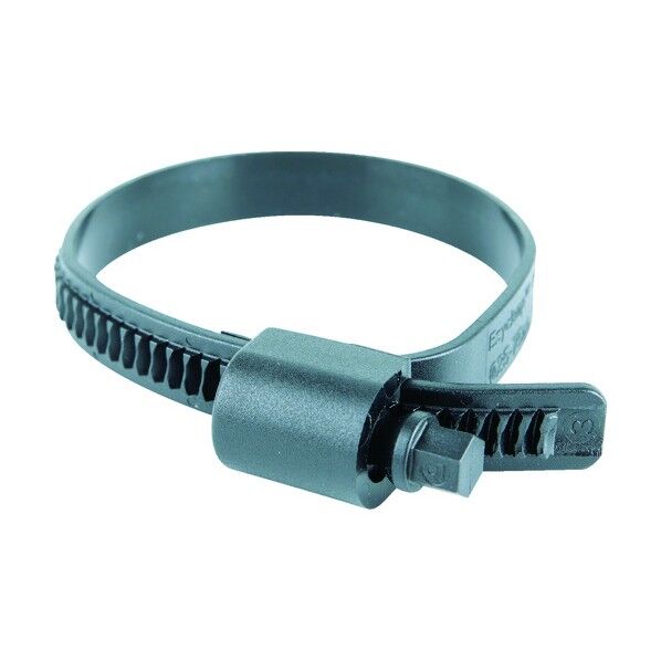 樹脂製ホースバンド Ezyclamp 締付径25.0~75.0mm 対辺8.0mm ナイロン66 PWD-13-75-SC-PA66-BK 1点