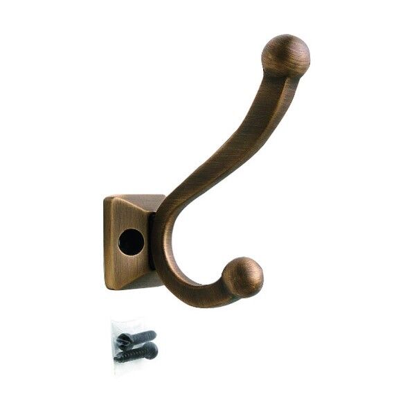 真鍮製玉付ダブルフックPXB-BN05型