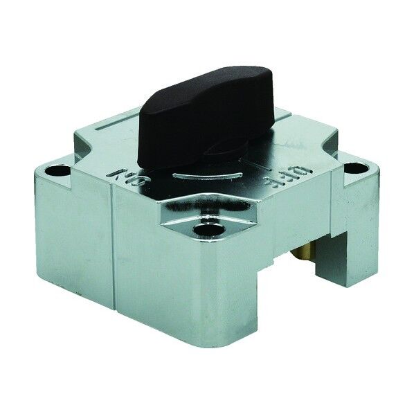 角鋼スライドロック 樹脂ノブ・ブラック