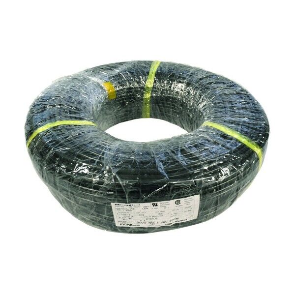 耐熱ビニル絶縁チューブ(UL・CSA) T-105-2(300V 105℃) 黒 PYM301-7 1点