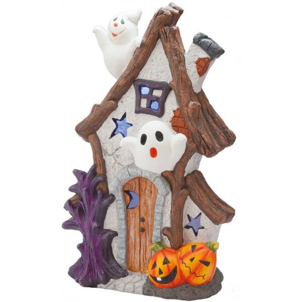 ソーラーパンプキンハウスライト W37cm×D17cm×H60cm HW -1462 1コ