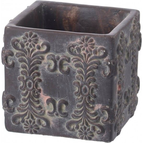アラベスクスクエアポット RFBB-054 1コ