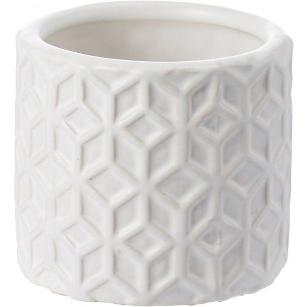 モダンチェックラウンドポット RFBB-058 1コ