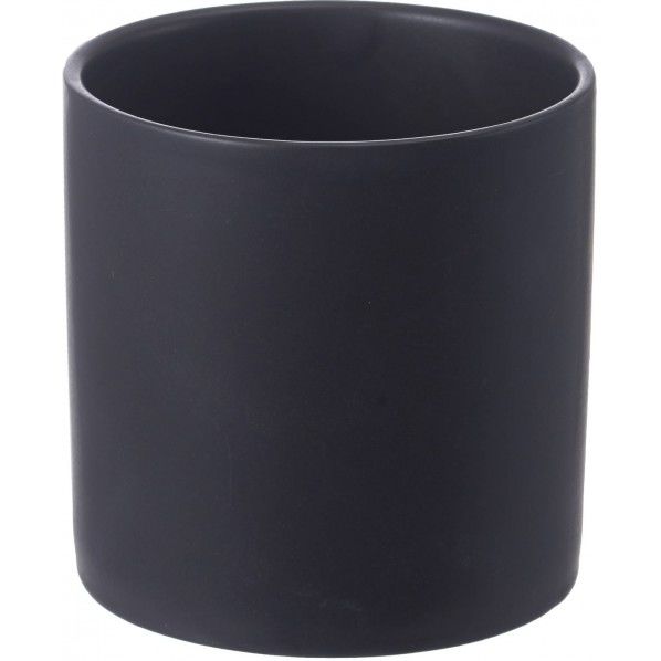 ワイドラウンドポットBLK RFBB-072 1コ