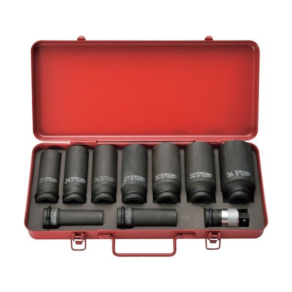 TOP インパクトレンチ用超ロングソケット・ワンタッチアダプターセット