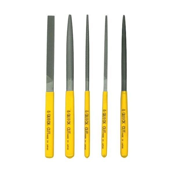 クイックカットヤスリ 5本組 セット 中目 QST0052 1点