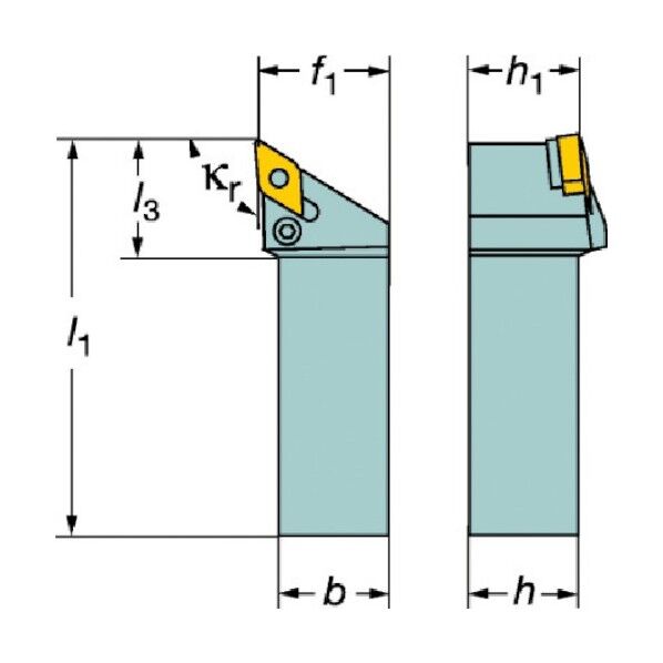 T-MaxP外径用ネガ・シャンクバイト