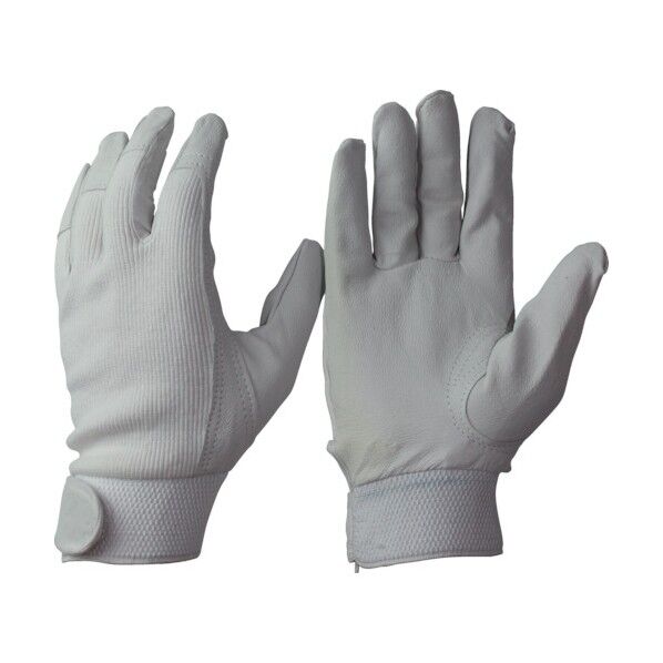 豚革甲メリヤスマジック付手袋