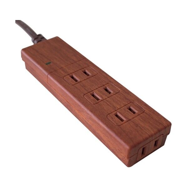 NATURAL WOOD TAP AC4個口 ダークウッド PT402DW 1個