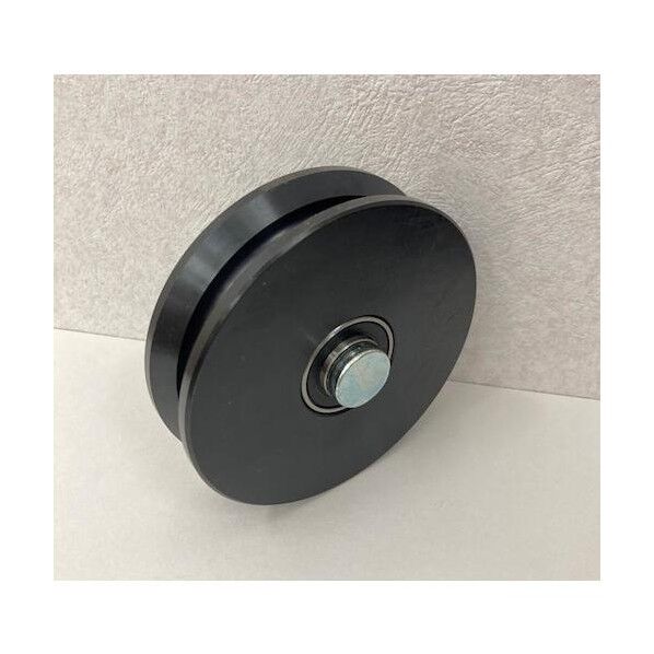 フジロイヤル重量戸車 V型 車のみ(枠付用芯棒セット付) 90mm R90V-N(WAKUTUKISINNBOU)   1点