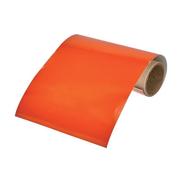 配管識別テープ 黄赤(オレンジ)(2.5YR6/14)100MM幅X1M RAH-504M 1点