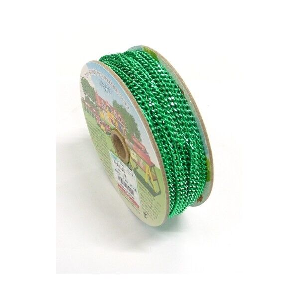 フリクションショートマンテルリール巻チェイン(アルミ) 緑 30m R-AS12C 1