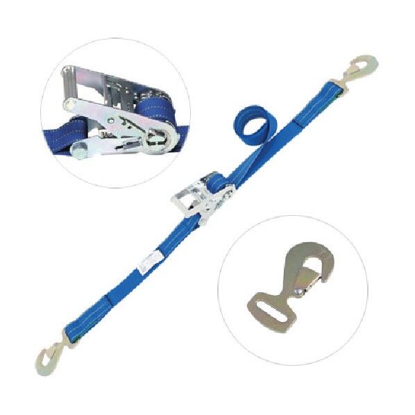 ラチェットバックルスナップフック付 250 x 140 x 75 mm RB1014.5SHF150 1